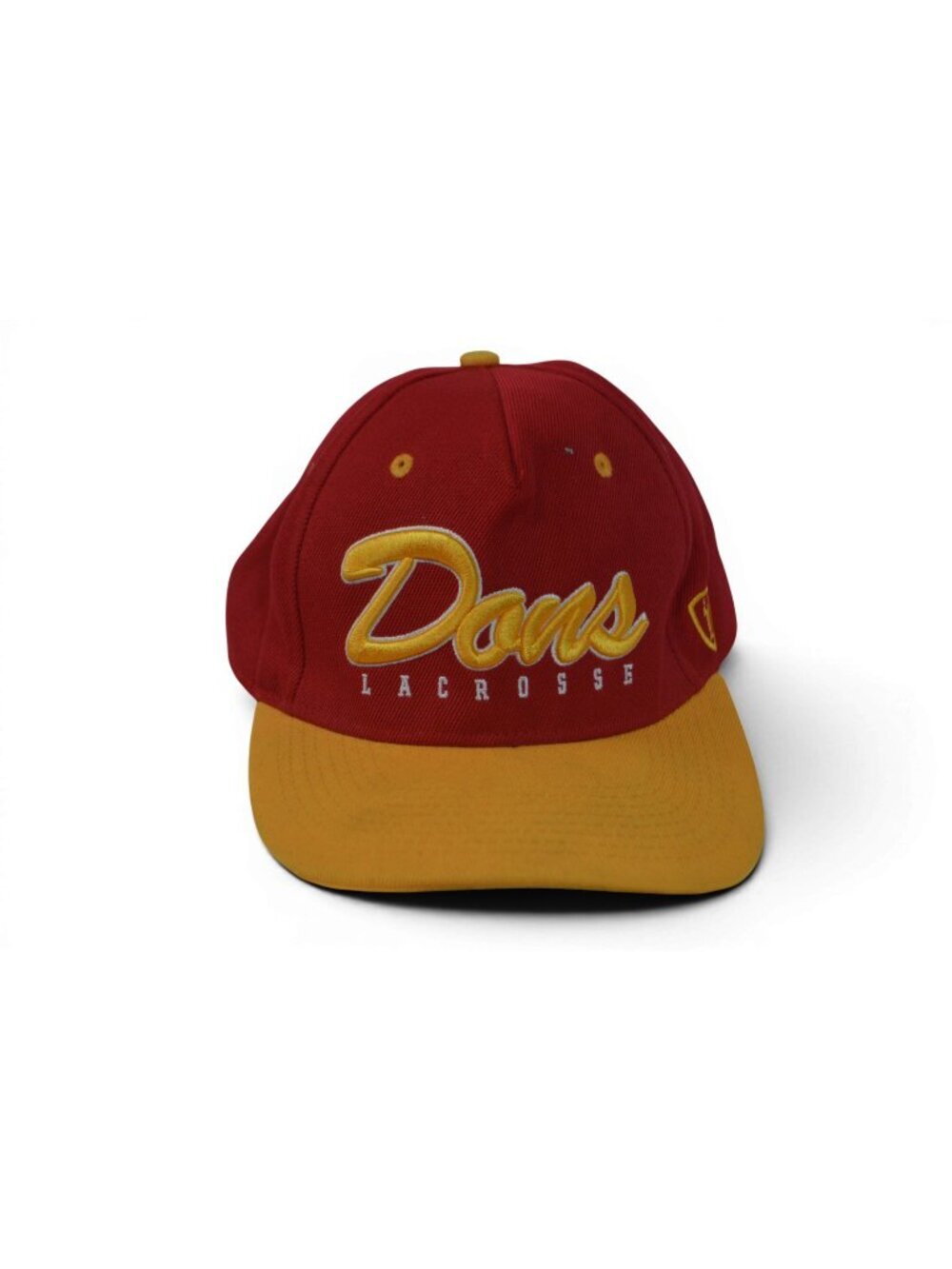 Vintage Dons Lacrosse Snapback Hat Red Yellow Adjustable Cap